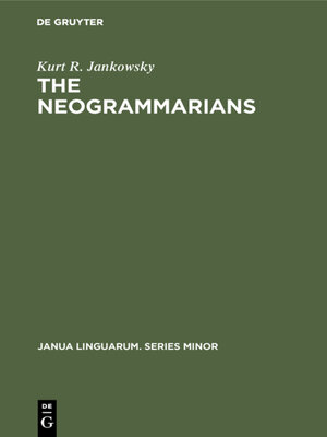 cover image of The Neogrammarians
